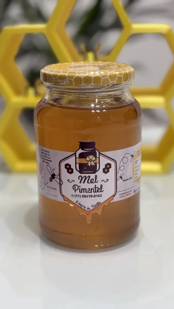 Mel Florada Cipó Uva Pote 720g Apiário Mel Pimentel