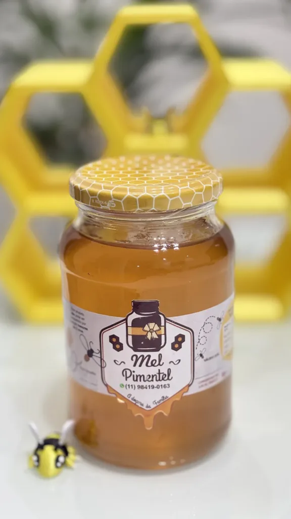 Mel Florada Cipó Uva Pote 720g Apiário Mel Pimentel