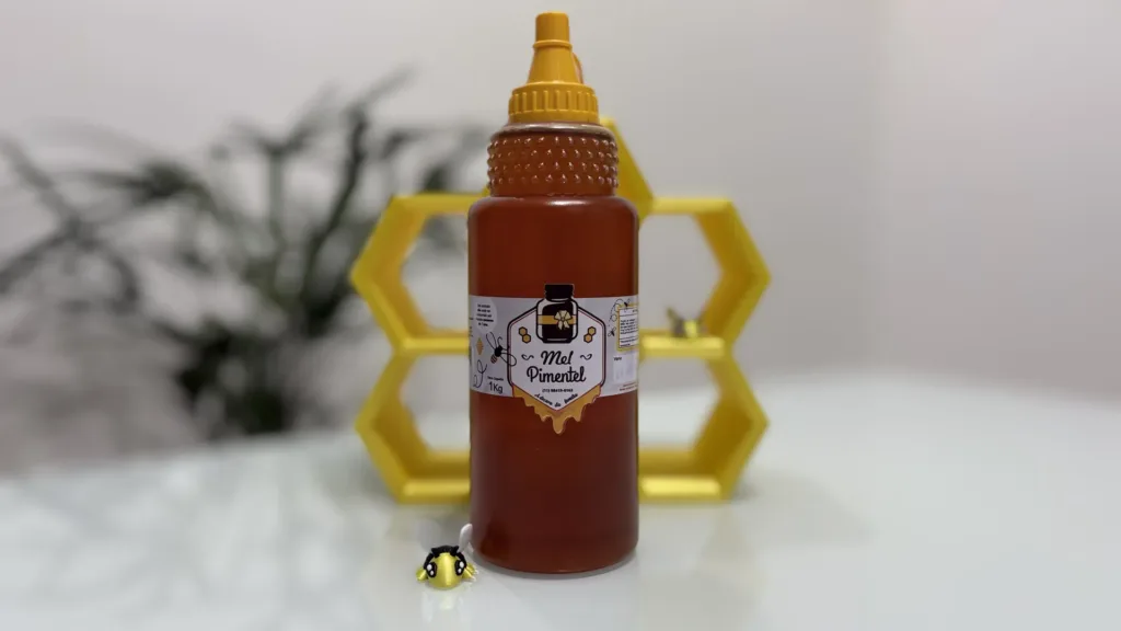 Mel Florada Eucalipto Bisnaga 1kg Apiário Mel Pimentel