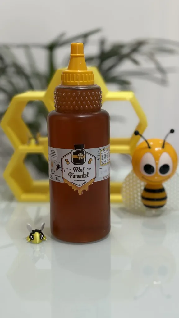 Mel Florada Eucalipto Bisnaga 1kg Apiário Mel Pimentel