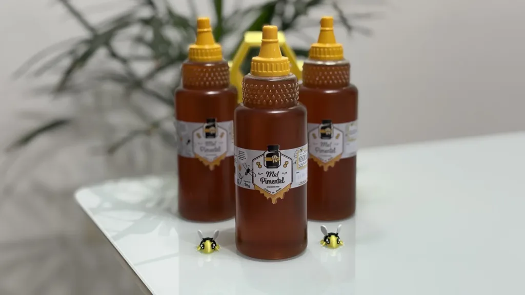 Mel Florada Eucalipto Bisnaga 1kg Apiário Mel Pimentel