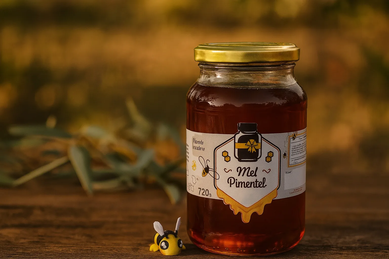 Mel Florada Eucalipto Pote 720g Apiário Mel Pimentel