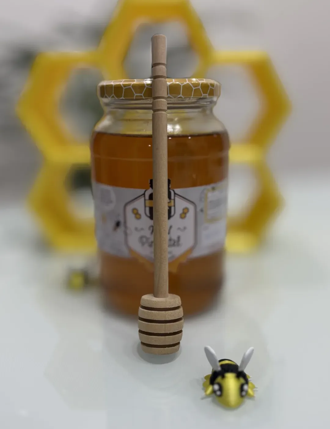 Pegador de Mel de madeira Apiário Mel Pimentel