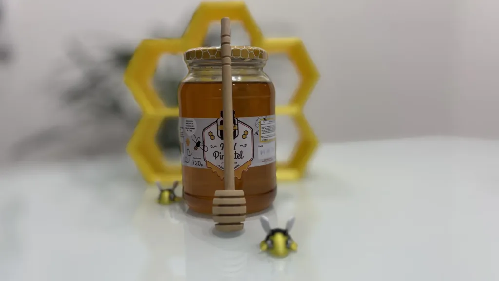 Pegador de Mel de madeira Apiário Mel Pimentel