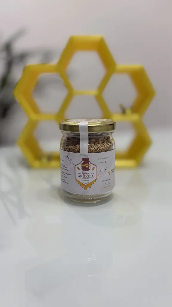 Pólen Apícola Pote 100g Apiário Mel Pimentel