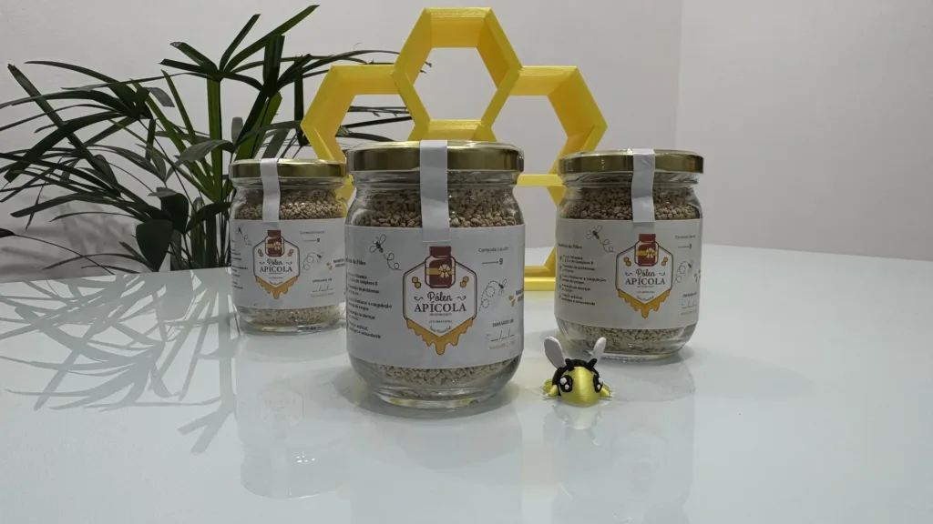 Pólen Apícola Pote 100g Apiário Mel Pimentel