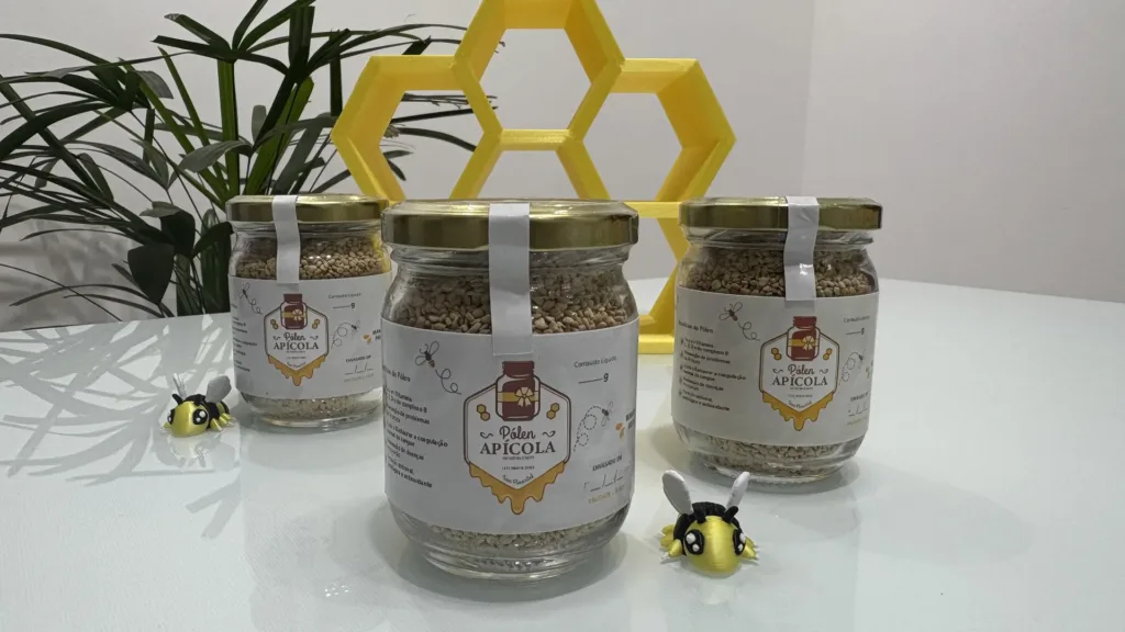 Pólen Apícola Pote 100g Apiário Mel Pimentel